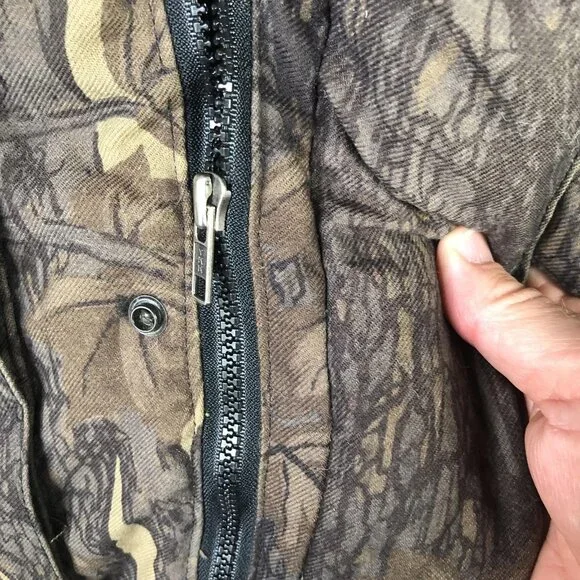 Gander Mountain Quiet+ Jacket Mens Extra Large Camo Hunting Insulated Made USA